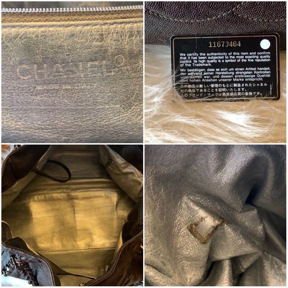 ♠️ CHANEL East West Glazed Caviar XL Luxe tote - Picture 2 of 8